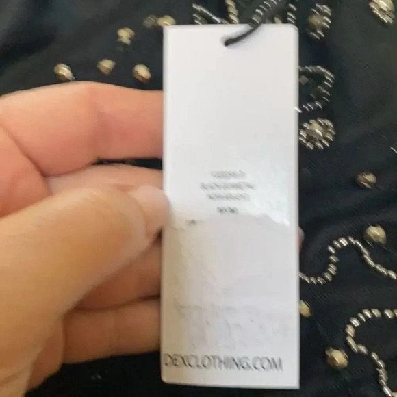 Dex Black Embellished Romper/Jumpsuit - Picture 4 of 12